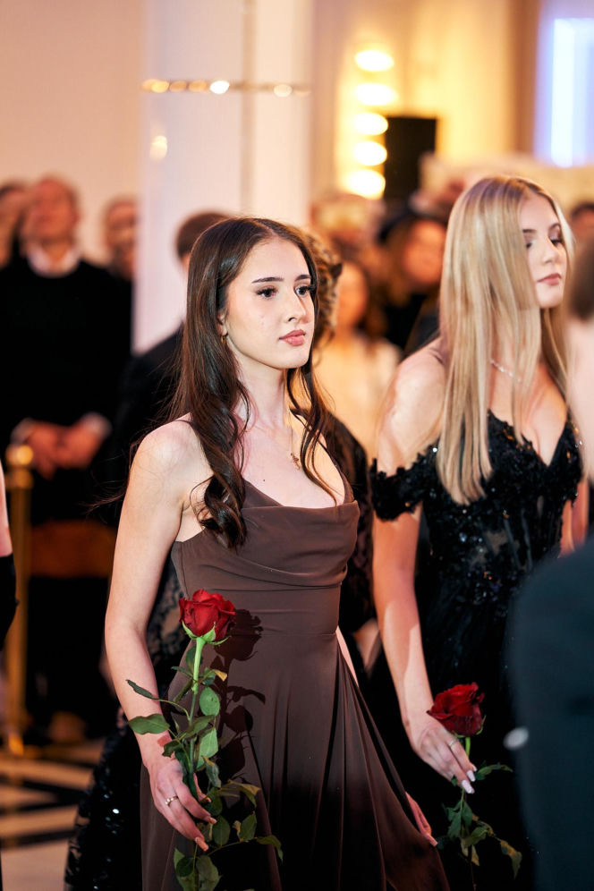 Studniówka siedleckiej Królówki 2026 - walc i polonez