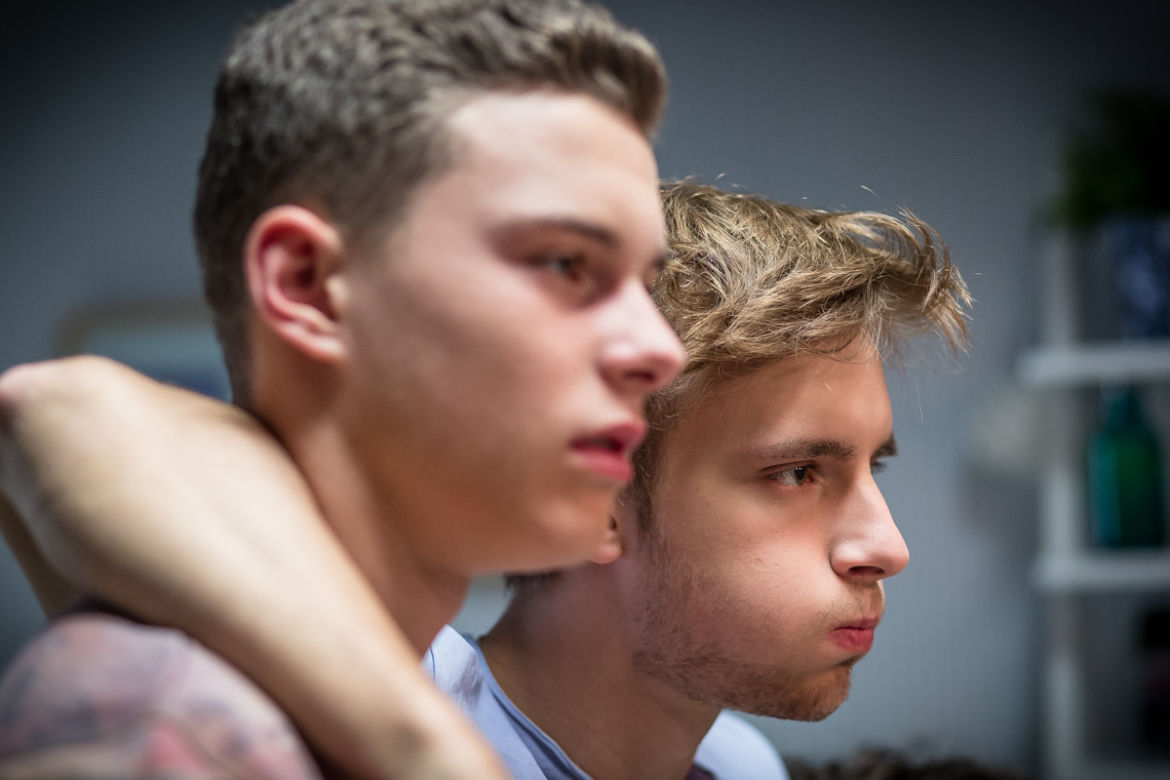 Rodzinka.pl 7 sezon. Tomek (Maciej Musiał), Kuba (Adam Zdrójkowski)