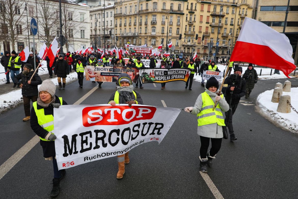 Protest rolników w Warszawie (9.01.2026)