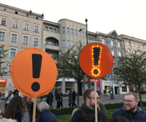Łańcuch Światła na pl. Wolności