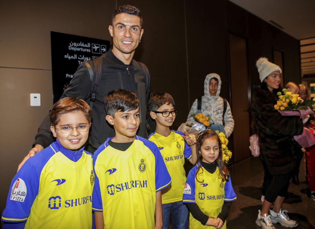 powitanie Cristiano Ronaldo w Al-Nassr