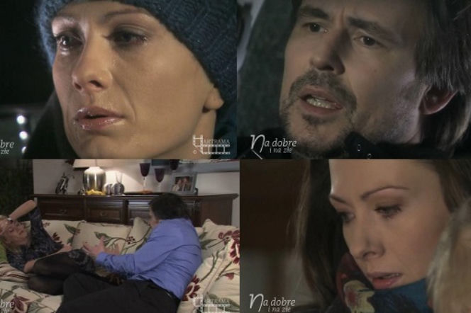 NA DOBRE i NA ZŁE. Lena (Anita Sokołowska), Witek Latoszek (Bartosz Opania)