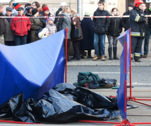 WYPADEK tramwaju w Łodzi
