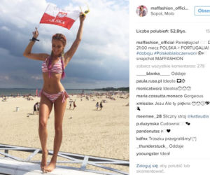 Mecz Polska - Portugalia. Tak kibicowały gwiazdy!