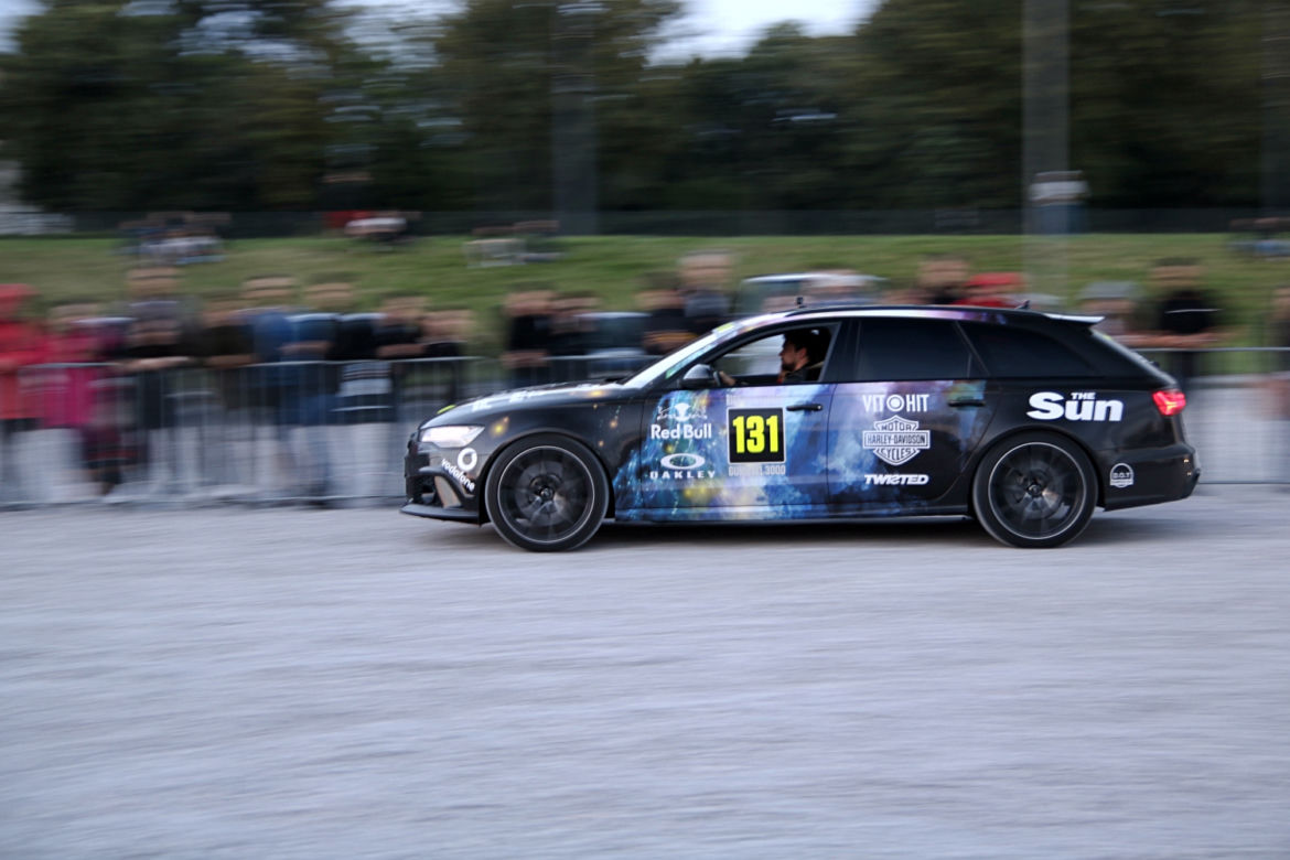 Gumball 3000 2017 w Warszawie pod Stadionem Narodowym