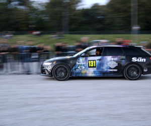 Gumball 3000 2017 w Warszawie pod Stadionem Narodowym