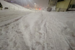 Atak zimy w Olsztynie