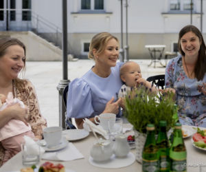 Marta Nawrocka podczas Dnia Matki