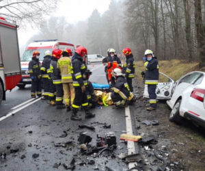 Koszmarna czołówka! Wszystko przez prękość i warunki na drodze.