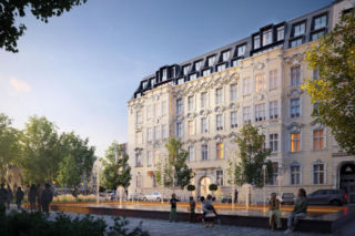 Kamienica przy placu Grunwaldzkim w Szczecinie