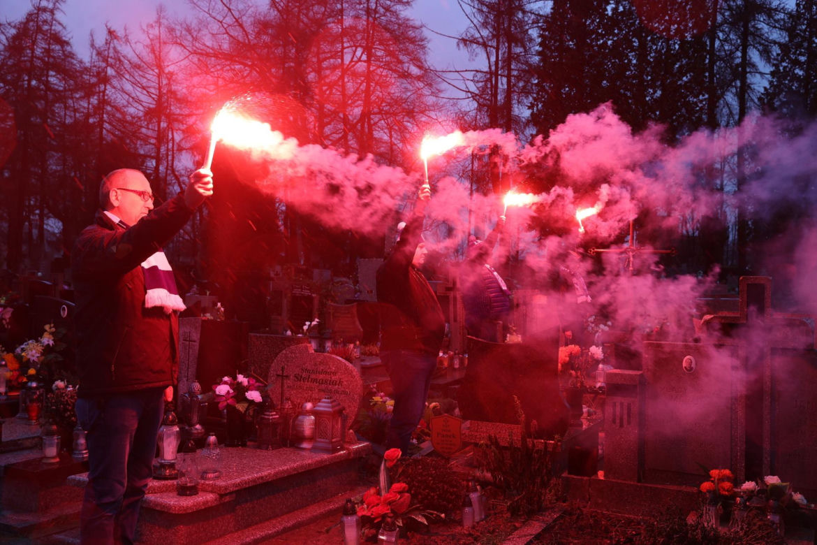 Pogrzeb trenera Wojciecha Łazarka