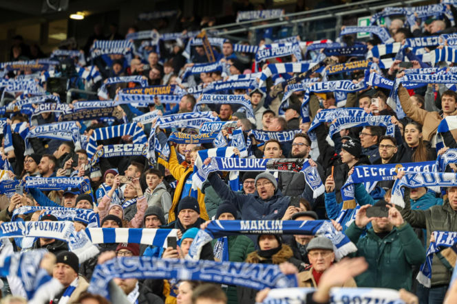 Lech Poznań - Raków Częstochowa: Zdjęcia kibiców z meczu 23. kolejki PKO BP Ekstraklasy