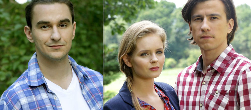 M jak miłość odcinek 1319, Justyna (Olga Kalicka), Maciek (Kamil Mróz), Franek (Piotr Nerlewski)