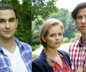 M jak miłość odcinek 1319, Justyna (Olga Kalicka), Maciek (Kamil Mróz), Franek (Piotr Nerlewski)