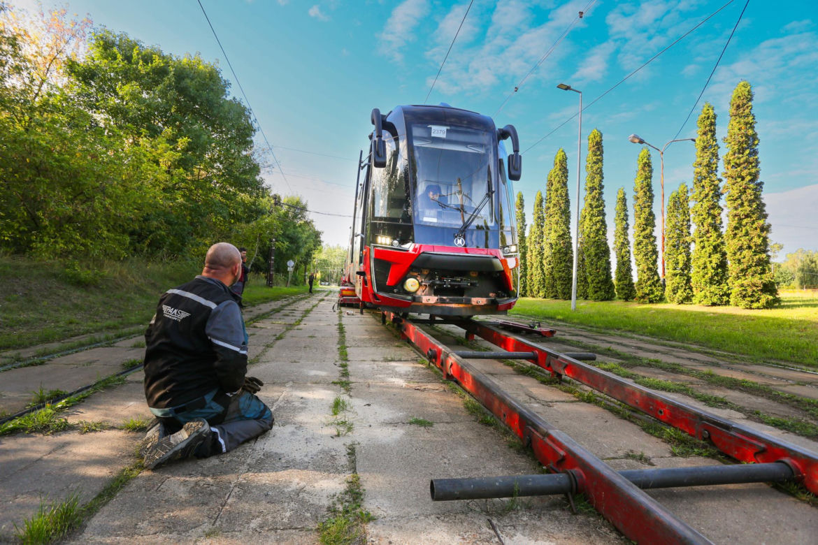 21. tramwaj Moderus Gamma dotarł do Łodzi