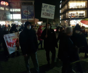 Protesty kobiet w Olsztynie