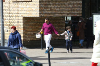 Misiek Koterski spędza Wielkanoc z rodziną w Sopocie