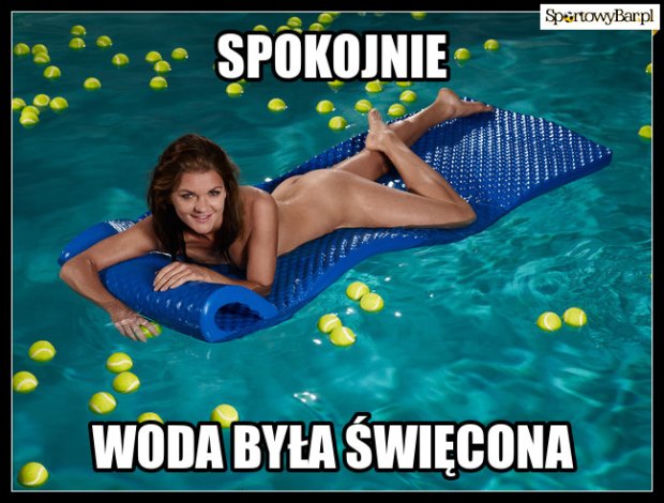 Radwańska nago trafiła na memy