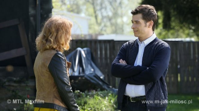 M jak miłość odc. 1152. Marek (Kacper Kuszewski), Ewa (Dominika Kluźniak)