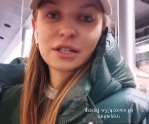Anna Lewandowska w Sztokholmie
