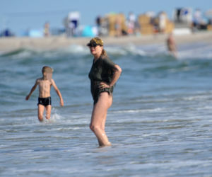 Seksbomba na plaży