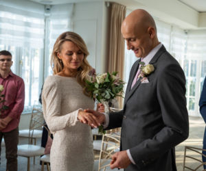 Na dobre i na złe odc. 988. Agata Woźnicka (Emilia Komarnicka), Rafał Konica (Robert Koszucki)