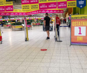 Ostatnie chwile działalności hipermarketu Tesco w Szczecinie