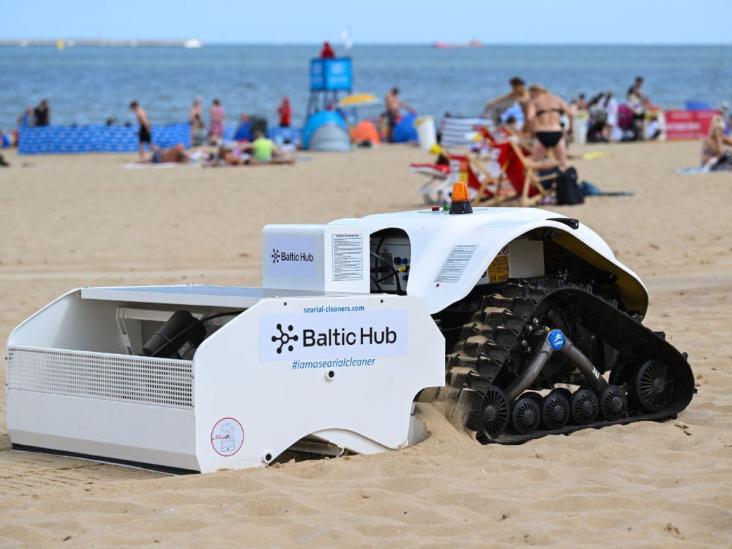 Autonomiczny robot będzie czyścił plażę w Gdańsku