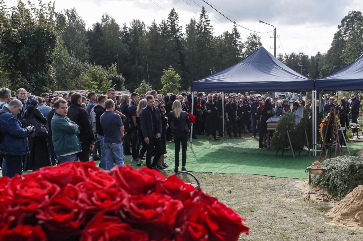 Ceremonia pogrzebowa Jewgienija Prigożyna