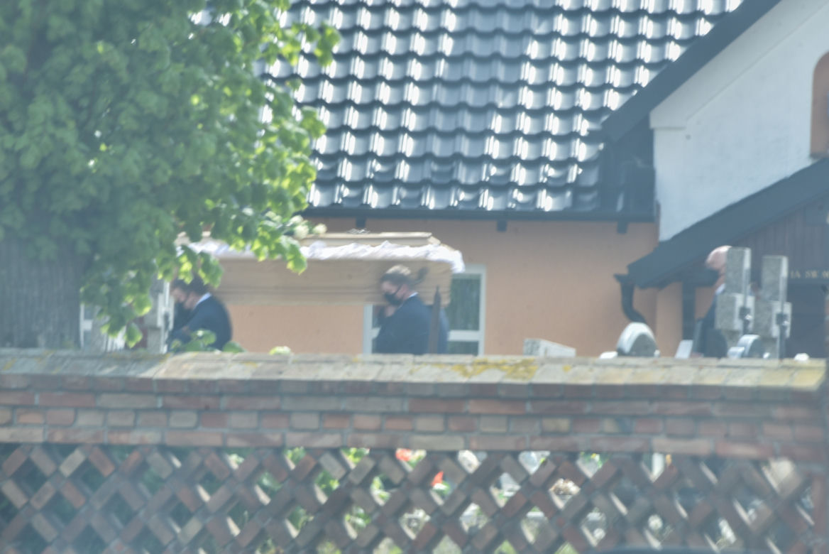 Pogrzeb zamordowanego Artura C. z Dąbrówki