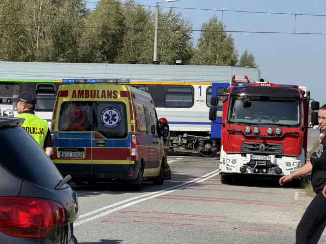 Wstrząsające zdjęcia z katastrofy kolejowej na Mazowszu