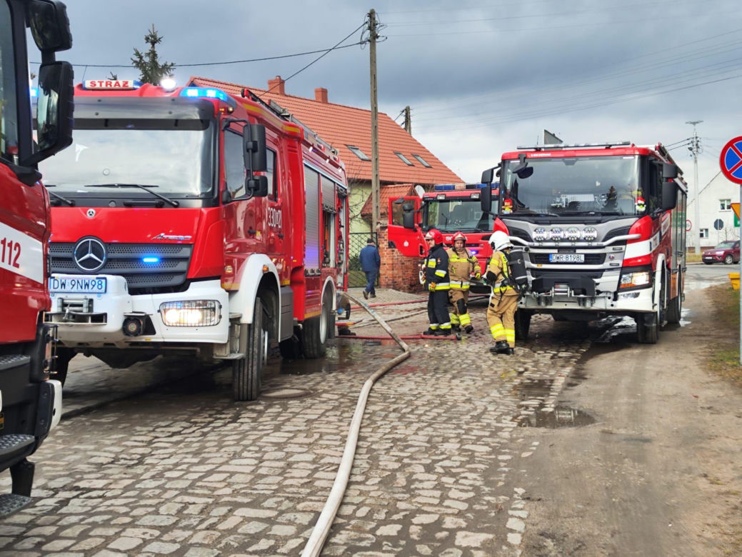 Tragiczny pożar pod Wrocławiem
