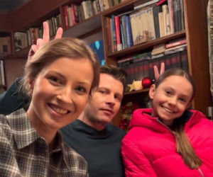 M jak miłość na planie po wakacjach 2026. Natalka (Dominika Suchecka), Adam Karski (Patryk Szwichtenberg), Hania (Wiktoria Basik)