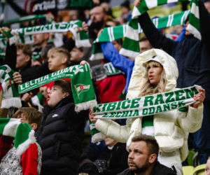 Lechia Gdańsk - Raków Częstochowa; Zdjęcia kibiców z meczu 30. kolejki PKO BP Ekstraklasy