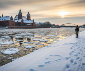 Mroźny poniedziałek w Szczecinie. Czy zima jeszcze nas zaskoczy?