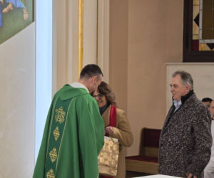 Pożegnanie księdza