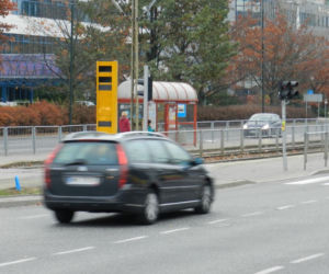 Warszawa - fotoradar skrzyżowanie Wołoskiej i Domaniewskiej