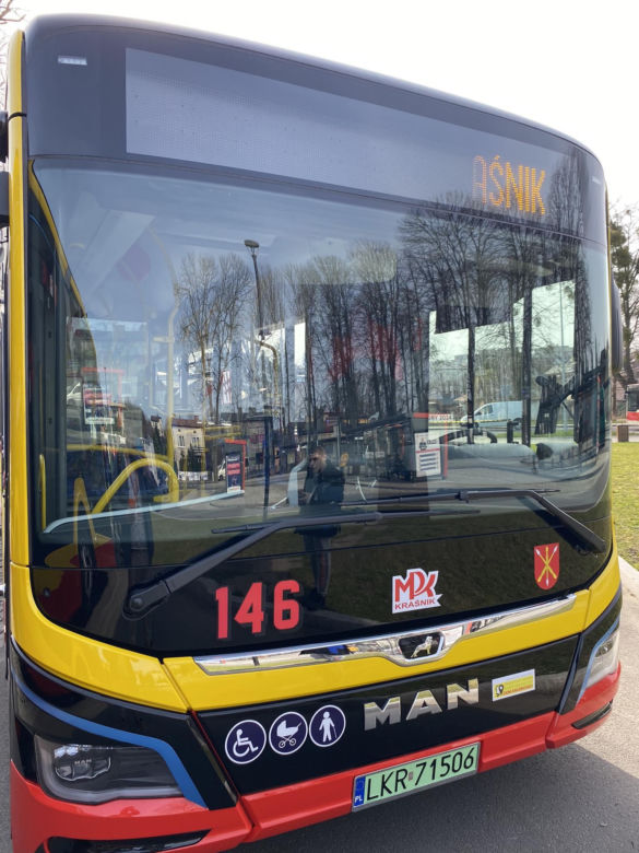 Prezentacja elektrycznych autobusów w Kraśniku