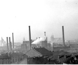 Panorama Krakowa 90 lat temu