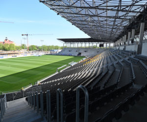 Trwa budowa Stadionu Miejskiego im. Floriana Krygiera w Szczecinie 