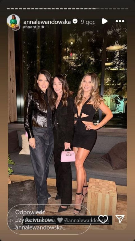 Anna Lewandowska jak aniołek Victoria’s Secret! W czarnej sukience z wycięciami wyglądała obłędnie