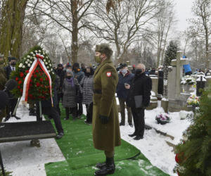 Papcio Chmiel został pochowany na Cmentarzu Bródnowskim