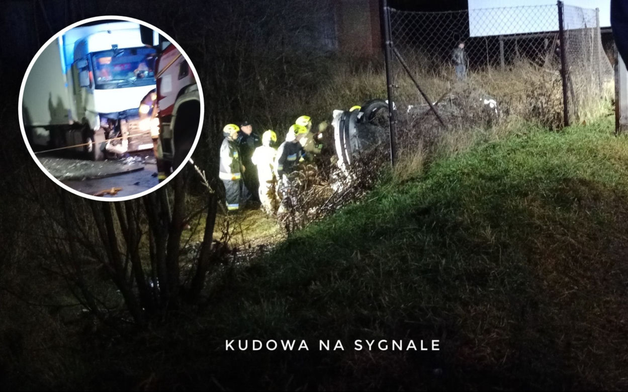 Młoda policjantka zginęła w czołówce na drodze krajowej 8