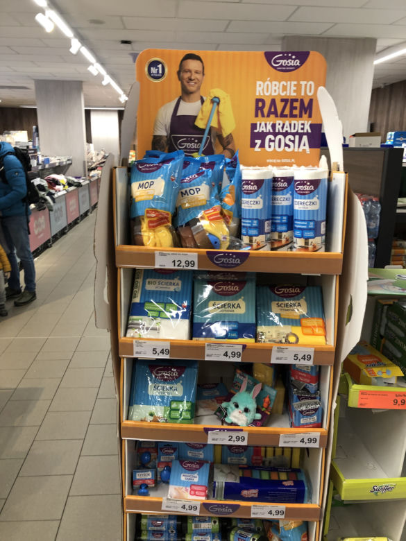 Radek reklamuje szmatki Gosi