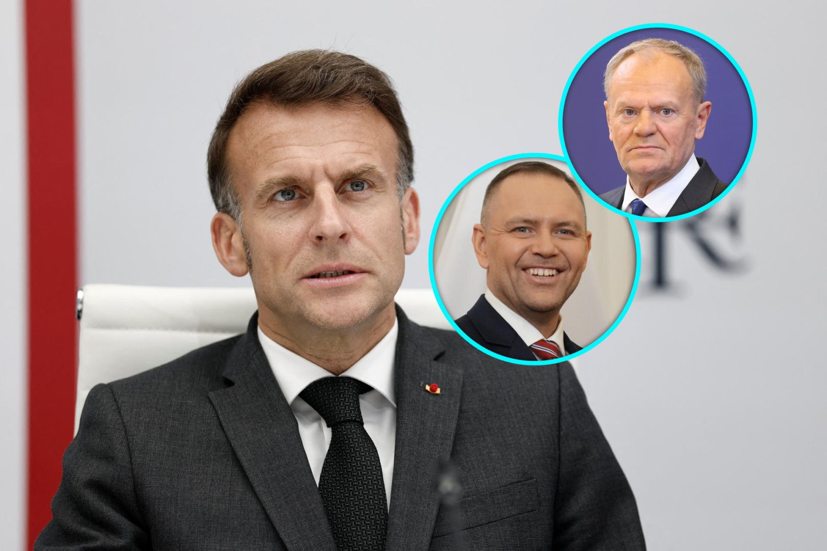 Donald Tusk dopiął celu? Macron pomógł mu dopiec Karolowi Nawrockiemu. "Bardzo mu na…