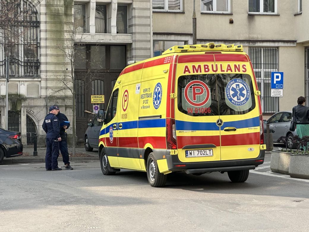 Akcja policji w centrum Warszawy