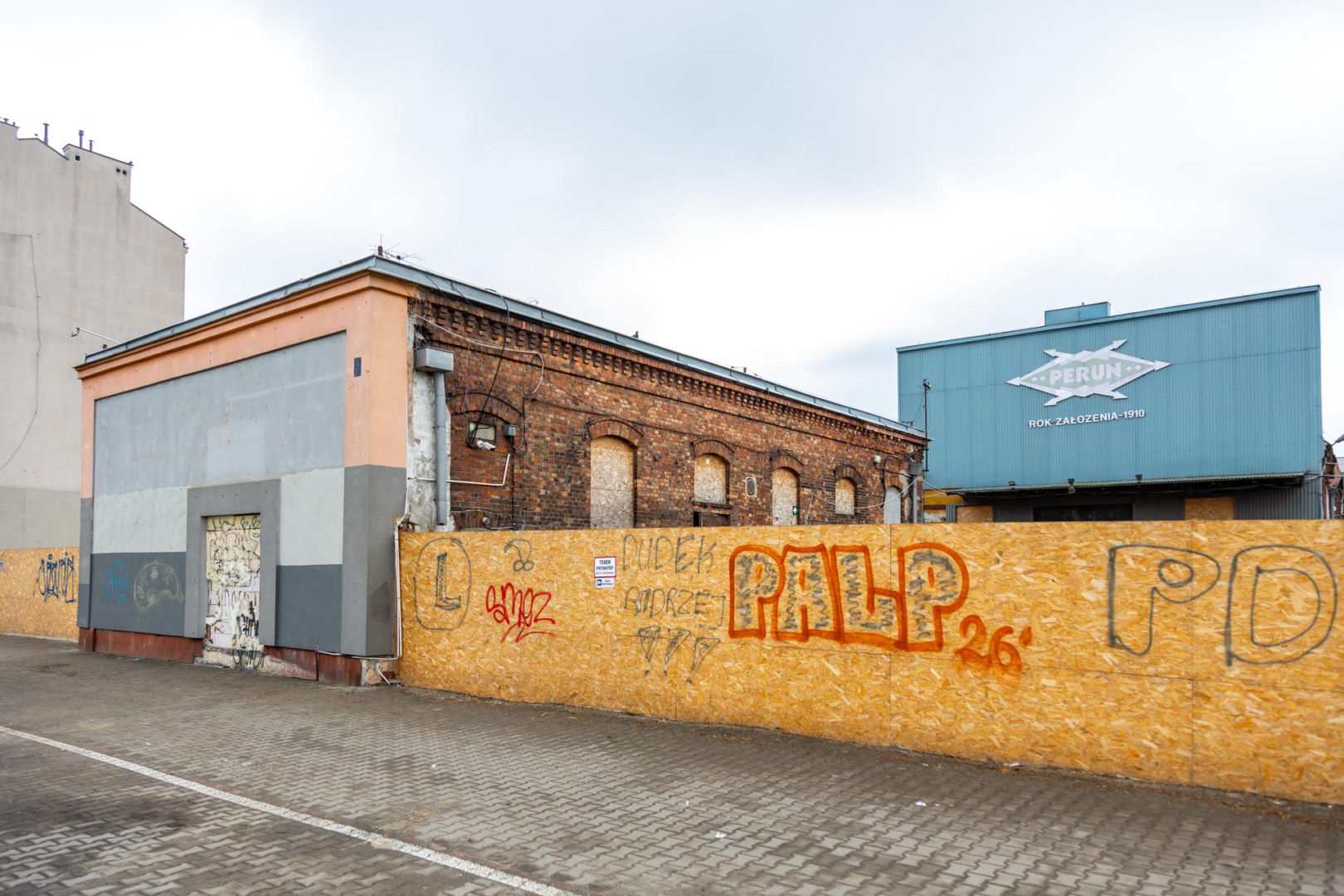 Pozostałości fabryki Perun na Kamionku w Warszawie