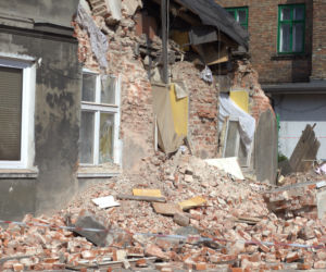 butla z gazem wysadziła kamienicę