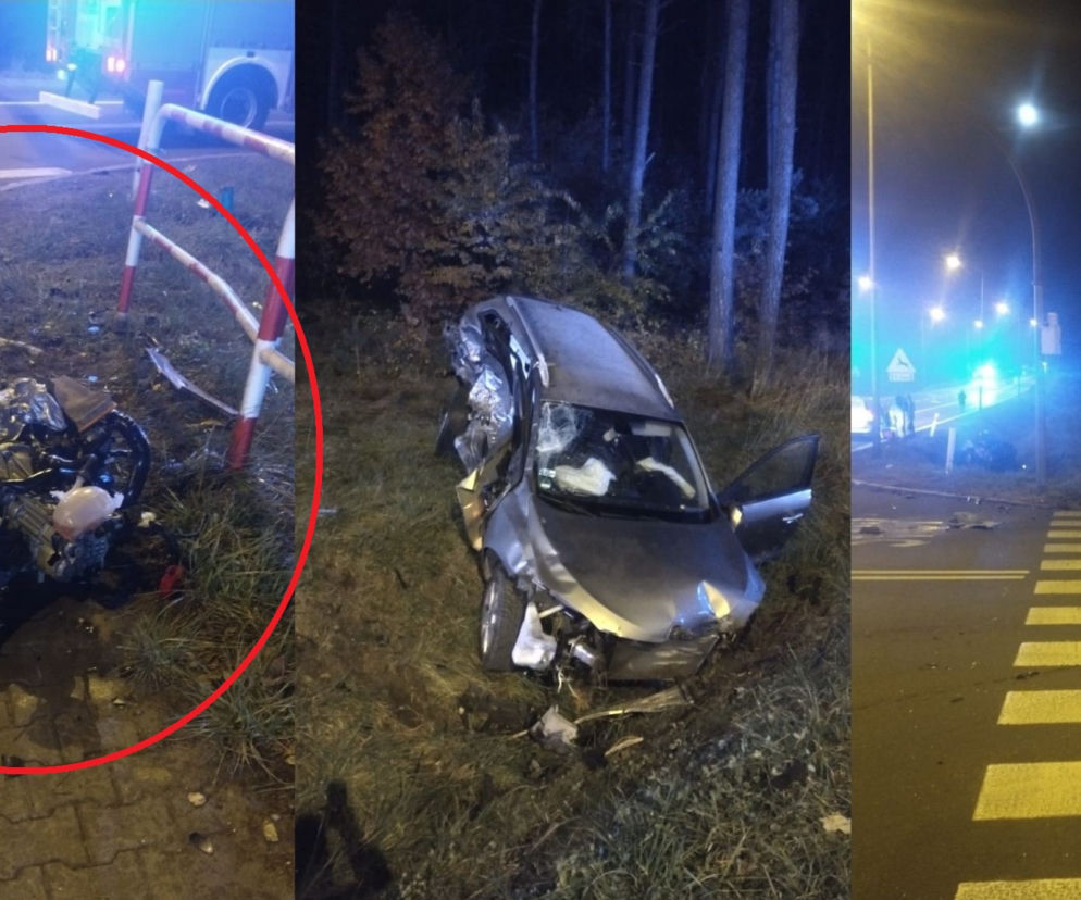 Olkusz: Wypadek na drodze powiatowej 1076 K. Kierowcy zabrani do szpitala [ZDJĘCIA] 