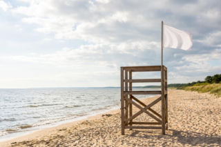 Sinice Chłopy. Czy w Chłopach można się kąpać 15.08? Flaga, warunki pogodowe